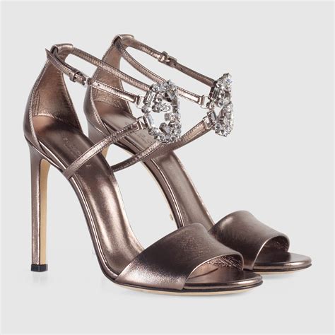 gucci gg sparkling sandals|authentic gucci sandals women.